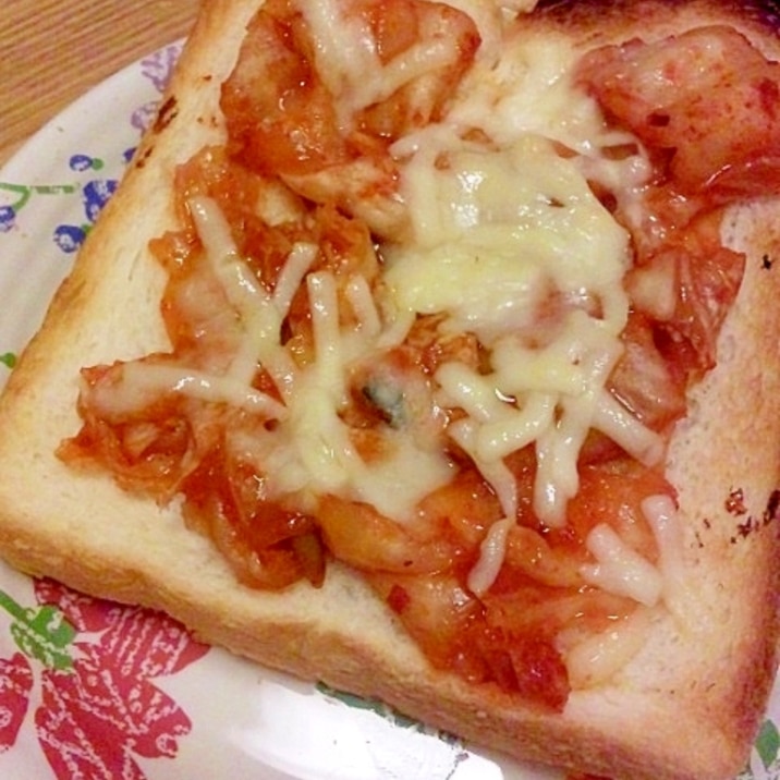 キムチととろけるチーズトースト レシピ 作り方 By もも 楽天レシピ